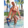 In the pool