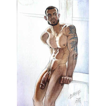 Near the window