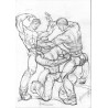 Sketch of three guys 16,5-  11,6 in
