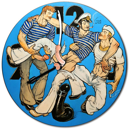 clock "merry sailors"