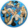 clock "merry sailors"